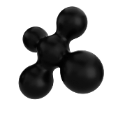 Decorative shape next to Boostera Digital Inc. team photo