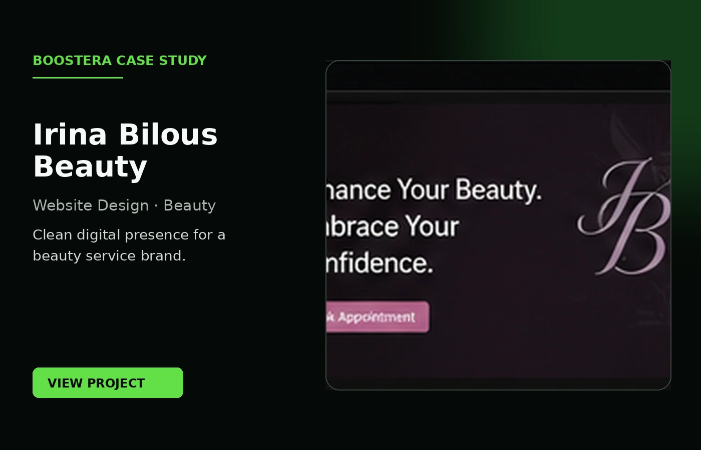 Irina Bilous Beauty case study cover