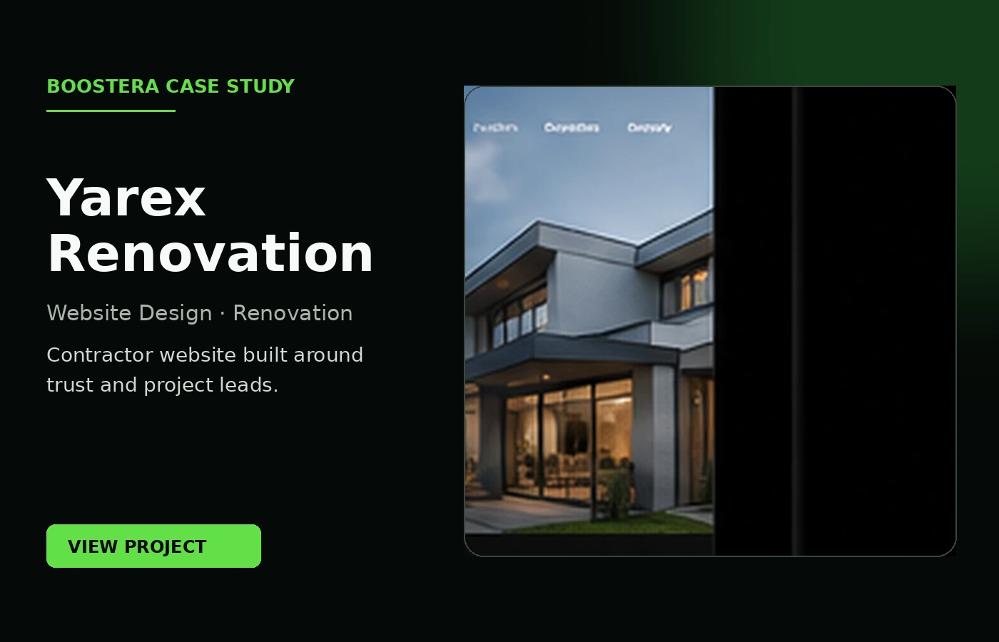 Yarex Renovation case study cover
